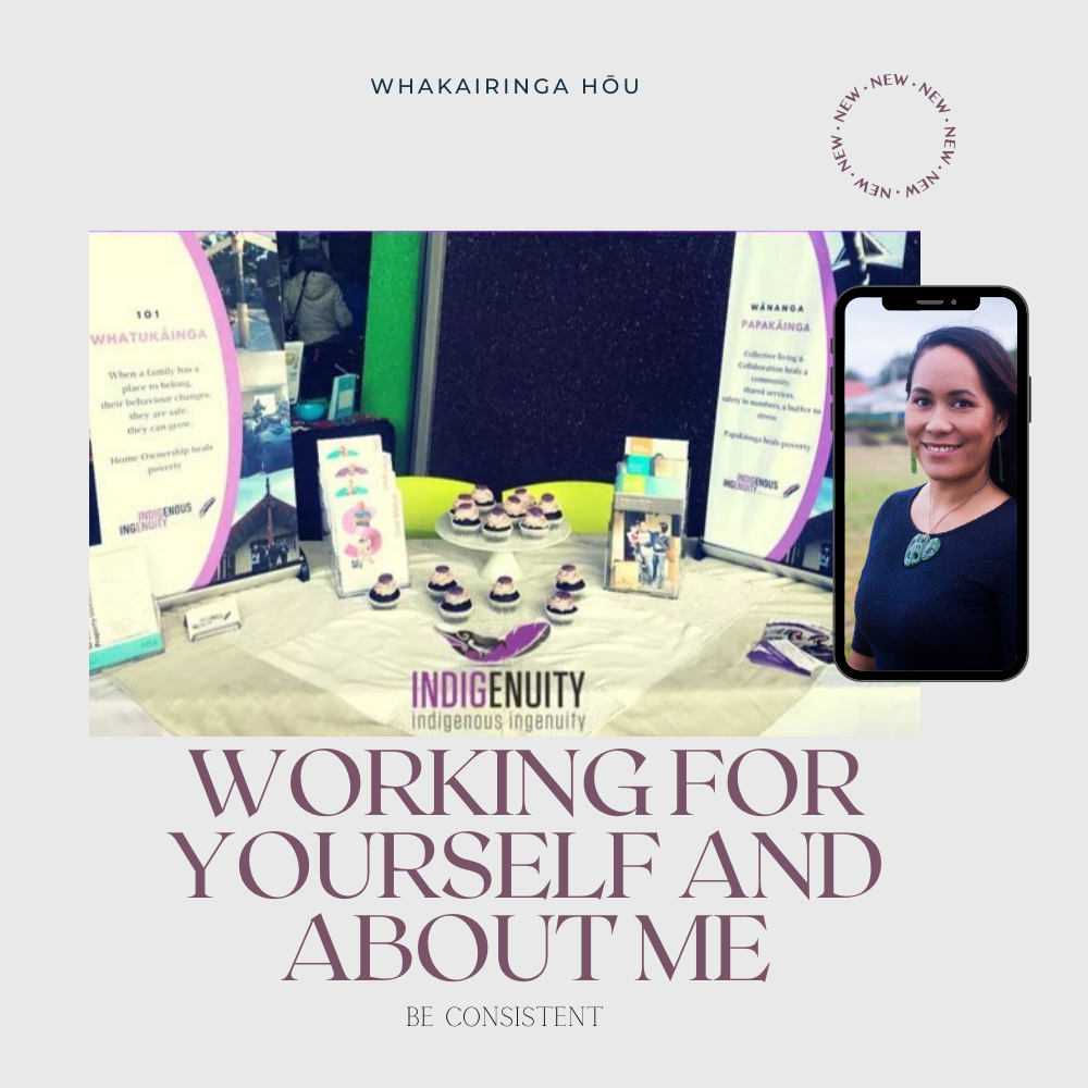 Working for yourself and about me